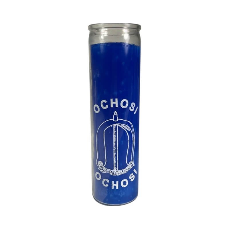 ochosi solid blue candle