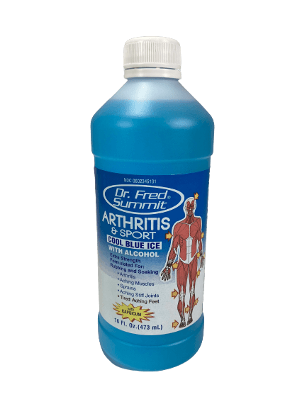 Dr. Fred Summit's Cool Blue Ice Arthritis Rubbing Alcohol - Image 1