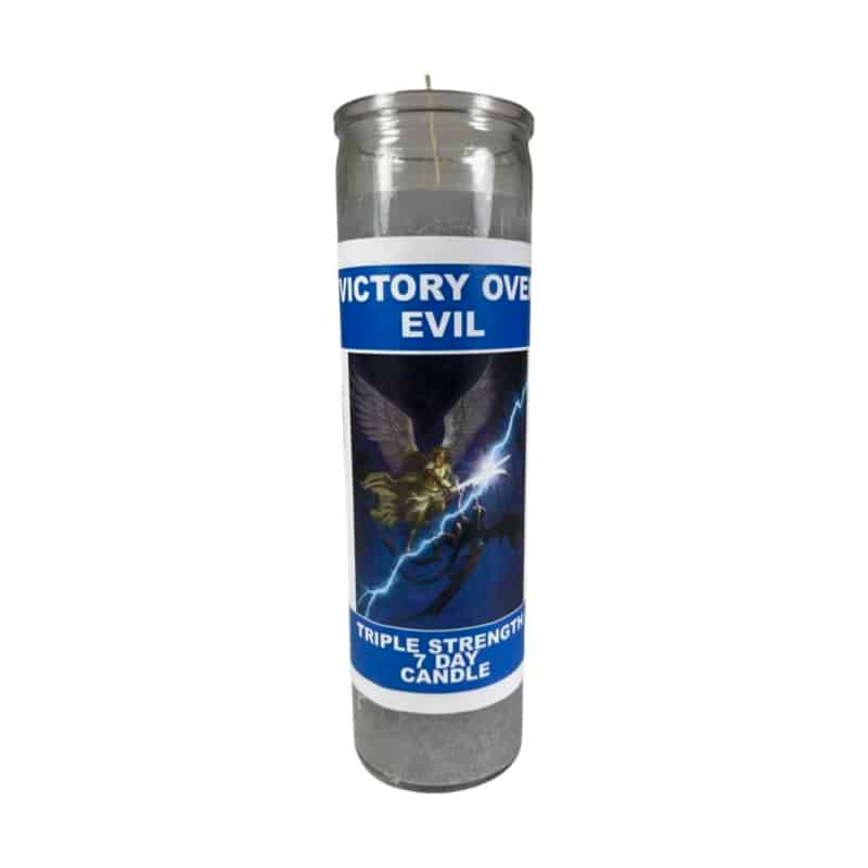 C7676 VICTORY OVER EVIL 7day blessed candle