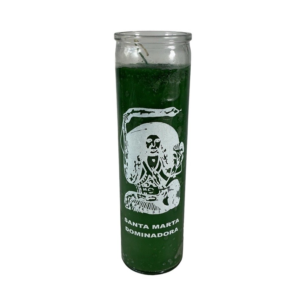 St Martha The Dominator 7 Day Glass Candle
