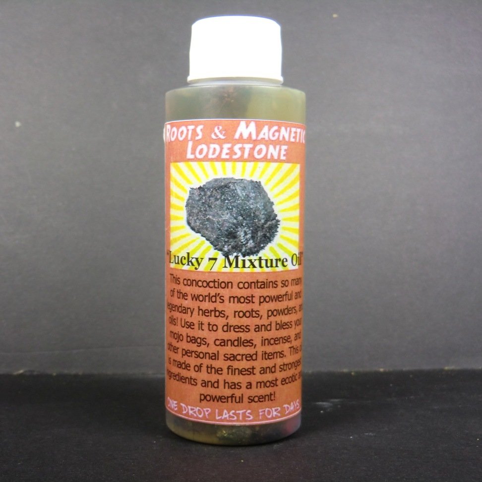 Roots and Magnetic Lodestone "Lucky 7 Mixture" Oil