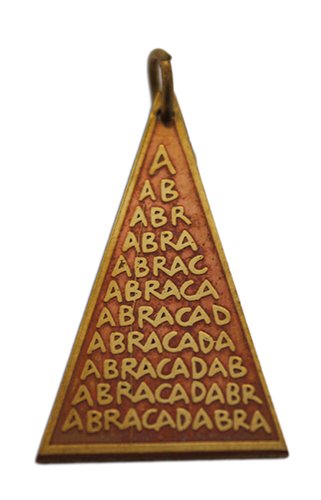 Abraca Triangle Charm for Unexpected Good Fortune - Magical Amulets & Talismans