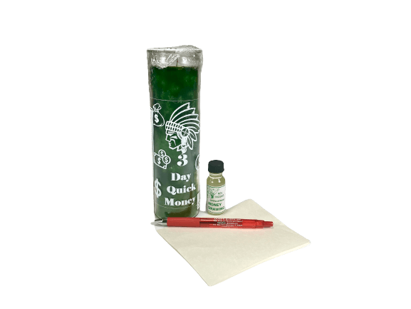 Rev. Moses XXX 3 Day Quick Money Candle Kit - Image 1